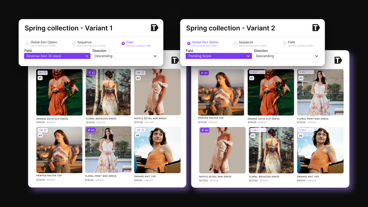 Compare different strategies on the same Collection