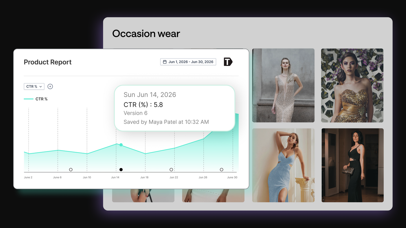 See performance alongside every merchandising change