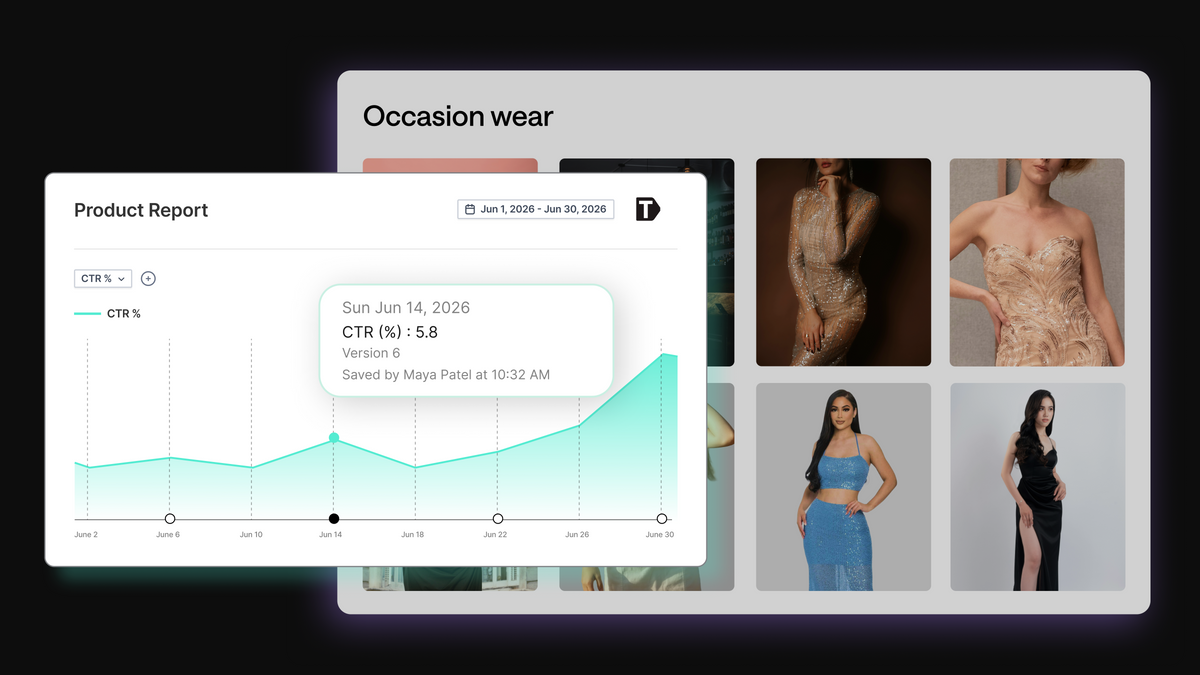 See performance alongside every merchandising change