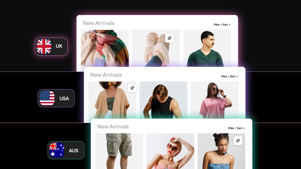 Merchandise differently for every Shopify market