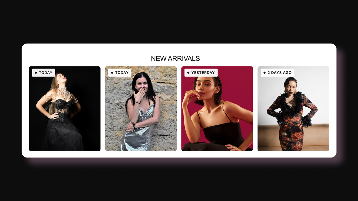 New Arrivals Widget