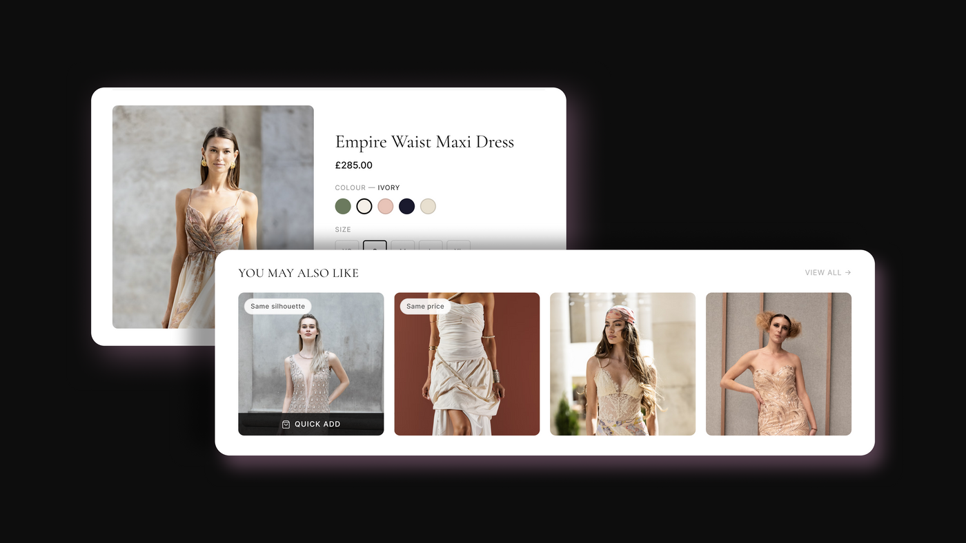Help shoppers browse variations naturally